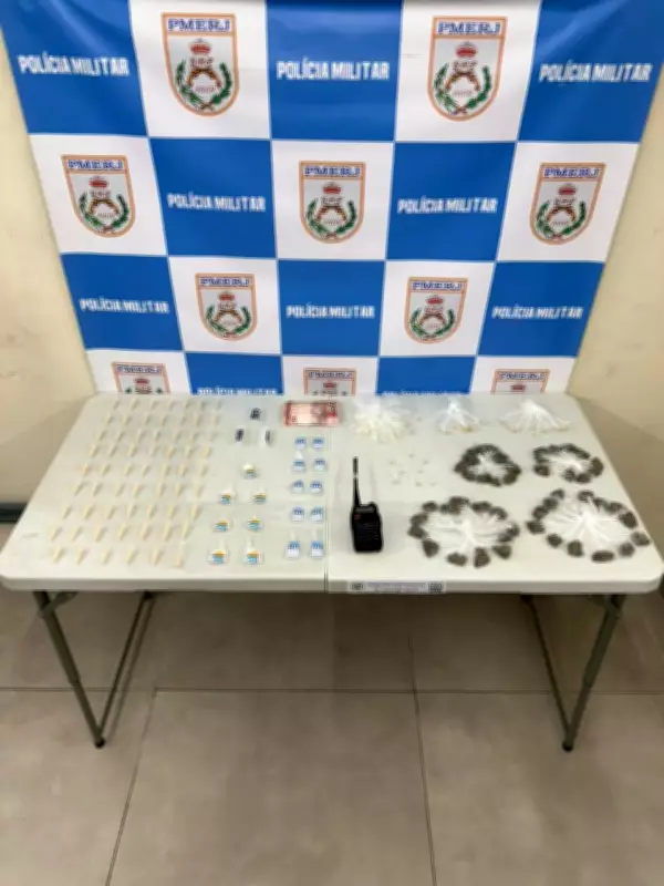 Adolescente de 16 anos é apreendido com drogas em Volta Redonda após tentativa de fuga