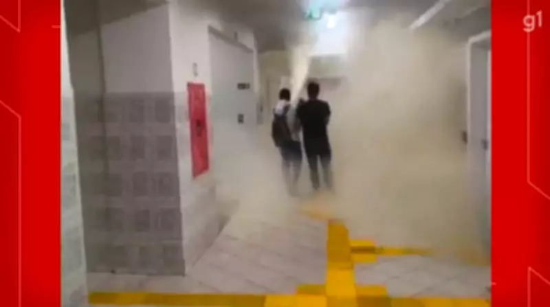 Alunos apagam incêndio em faculdade do DF após falha em alarmes; infraestrutura é questionada