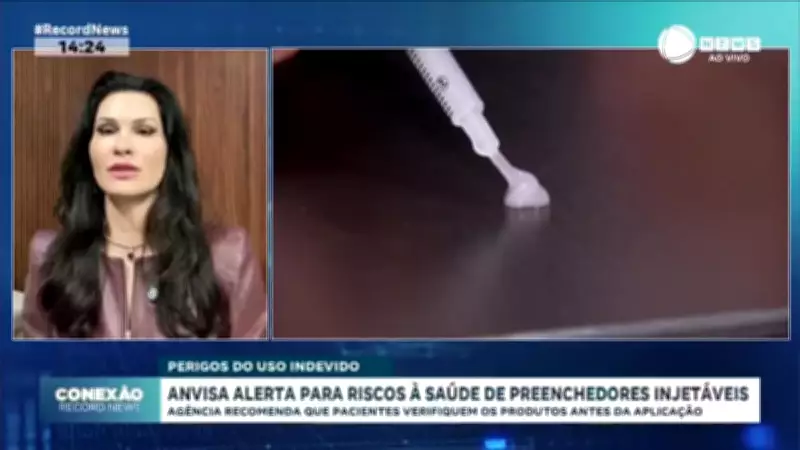 Anvisa emite alerta urgente sobre riscos graves de preenchedores injetáveis inadequados