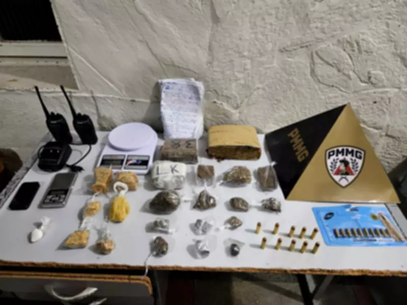 Apreensão de drogas em Montes Claros revela anotações sobre tráfico no Norte de Minas