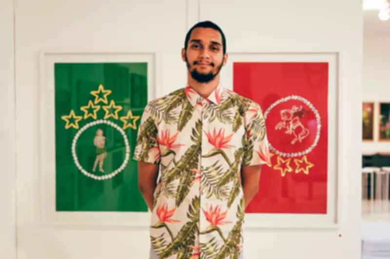 Artista Badu inaugura exposição 'Carnavalesco Canibalesco' em Brasília com entrada gratuita