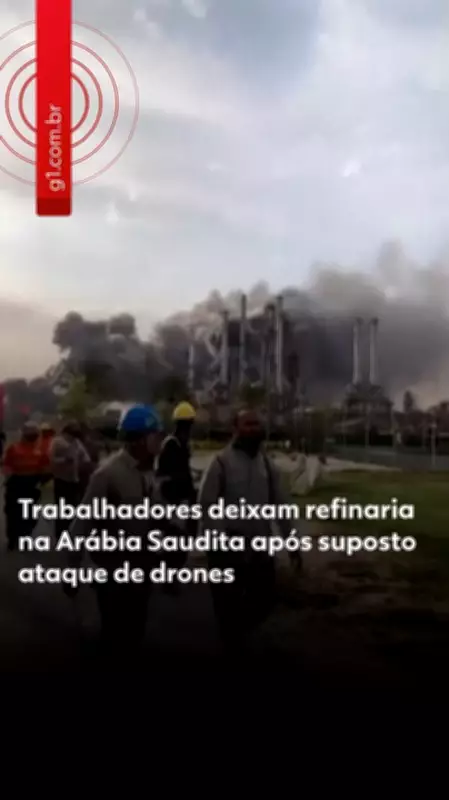 Ataque de drones a refinaria na Arábia Saudita causa evacuação e ameaça escalada bélica