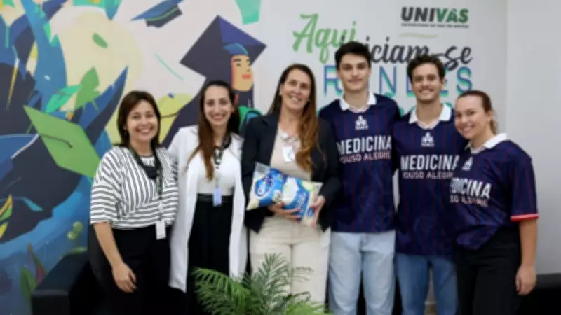 Atlética de Medicina doa 1,2 toneladas de arroz para hospital em Pouso Alegre