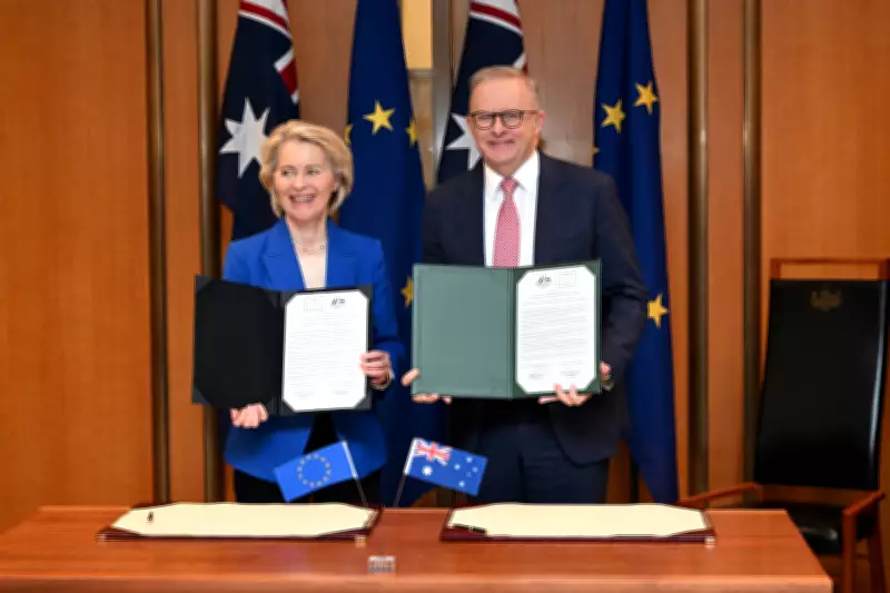 Austrália e União Europeia selam acordo comercial histórico após anos de negociações