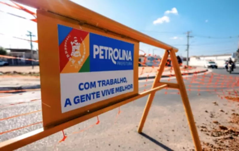 Avenida São Gonçalo em Petrolina terá interdição parcial para obras de infraestrutura