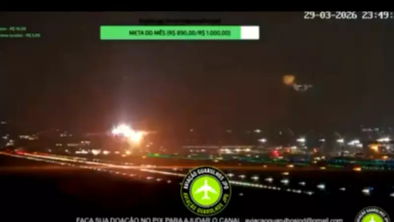 Avião da Delta retorna a Guarulhos após explosão no motor durante decolagem