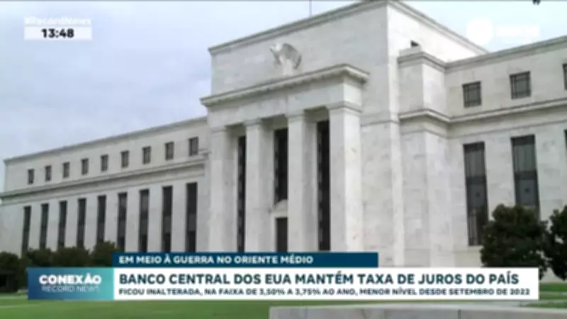 Banco Central dos EUA mantém taxa de juros inalterada no menor nível desde 2022