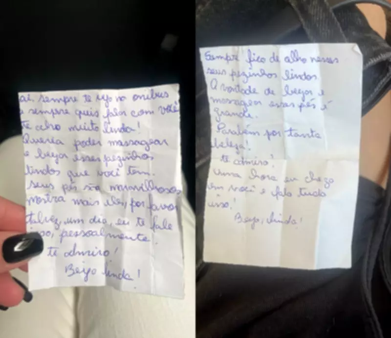 Bilhetes sexuais em ônibus de Criciúma expõem caso de importunação e perseguição