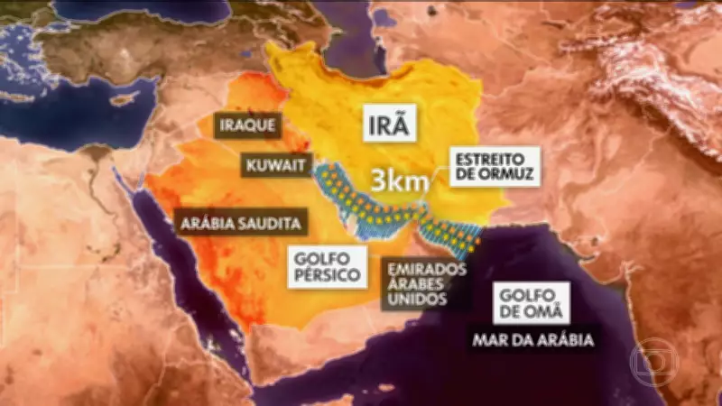 Bloqueio no Estreito de Ormuz eleva preços do petróleo e gera tensão global