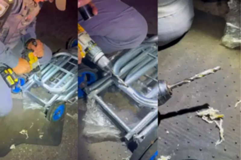 Boliviano de 20 anos é preso com 6,17 kg de cocaína escondidos em carrinhos de carga em ônibus