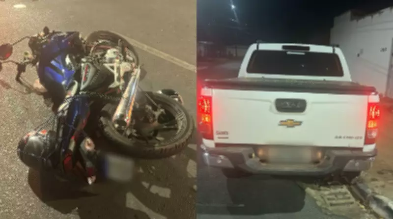 Bombeiro militar causa acidente grave ao invadir preferencial e atinge mototaxista em Boa Vista