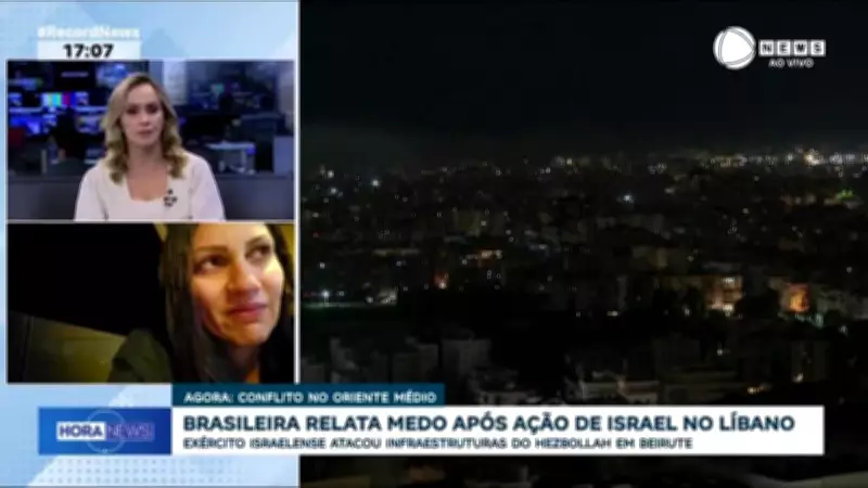 Brasileira em Beirute relata medo após ataques israelenses no Líbano