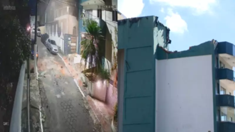 Caixa d'água explode em prédio de Vitória e causa alagamentos e danos em imóveis vizinhos