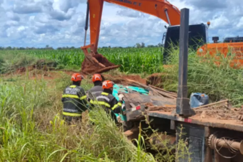 Caminhoneiro morre após acidente grave na MT-423, próximo a Sinop