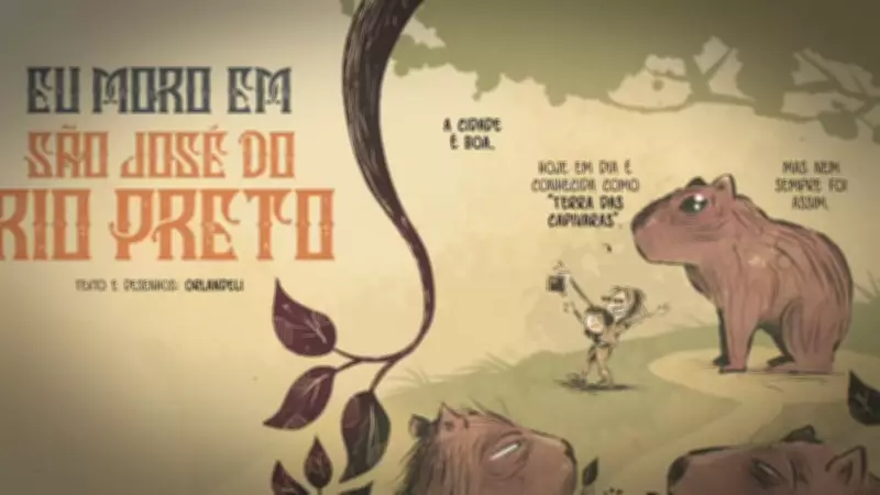 Cartunista Walmir Orlandeli retrata metamorfose urbana de Rio Preto em tira especial pelos 174 anos