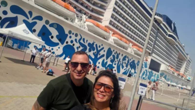 Casal de Poá retido em navio em Dubai após ataques desembarca em Barcelona