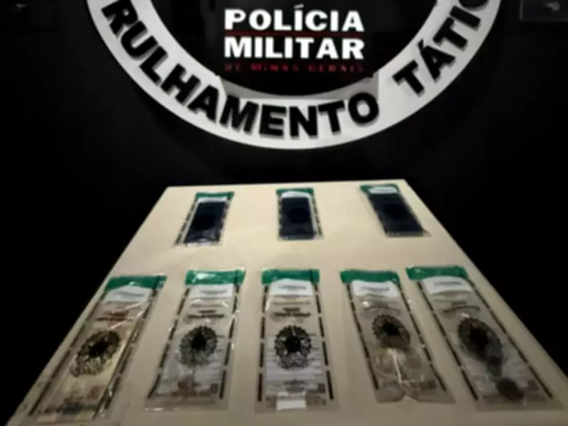 Casal é preso por tráfico após tentar esconder drogas em travesseiro em Guanhães