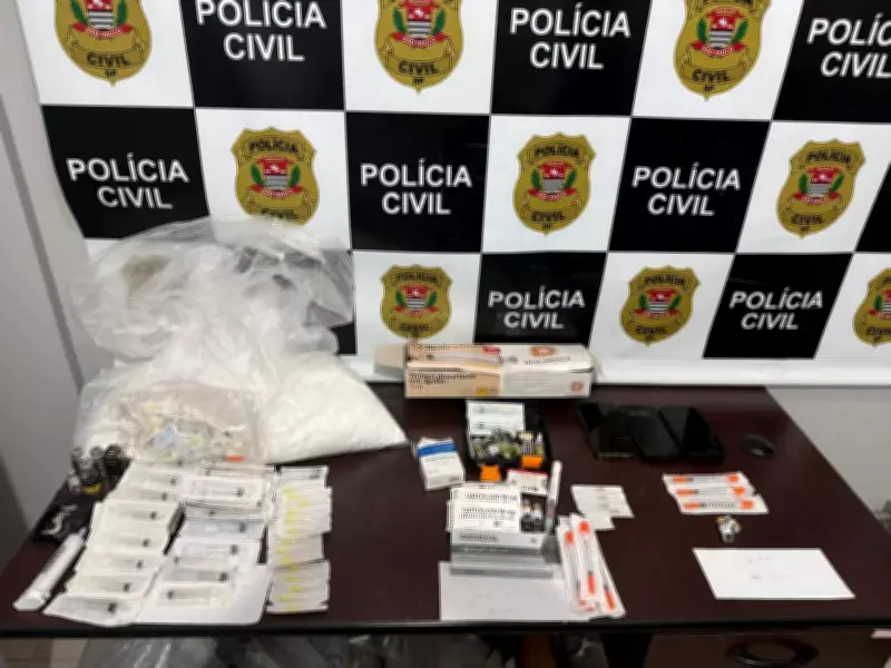 Casal é preso por vender ilegalmente canetas emagrecedoras em salão de beleza em Americana