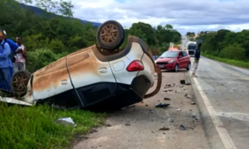 Caseiro suspeito de matar mulher em Feira de Santana morre em acidente durante perseguição policial