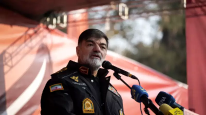 Chefe da polícia iraniana declara manifestantes como inimigos do regime