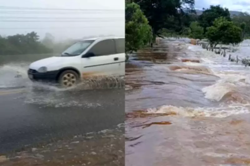 Cheia do Rio Gurguéia alaga estradas e interditam vias no Sul do Piauí