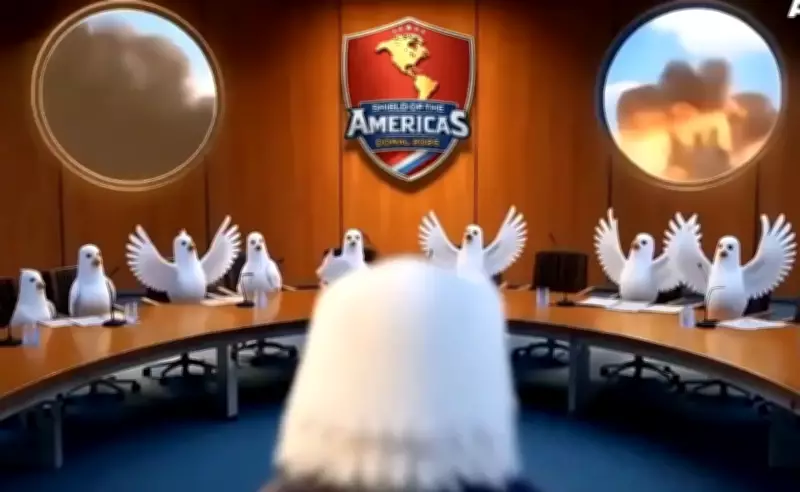 China usa animação com IA para zombar de encontro de Trump com líderes americanos