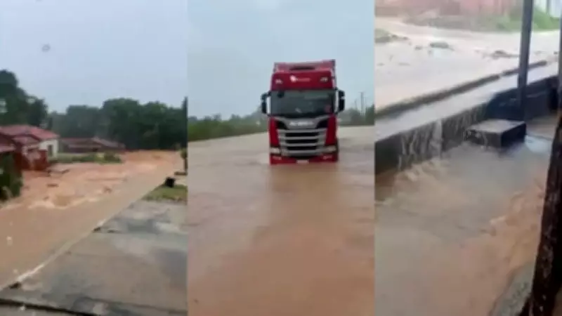 Chuva intensa alaga Buriticupu e agrava crise das voçorocas no Maranhão