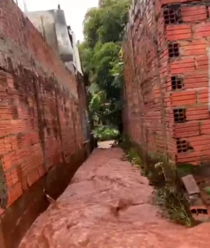 Chuva intensa causa alagamentos e dificuldades para moradores em Mogi das Cruzes