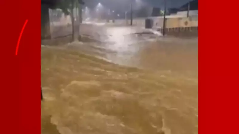 Chuvas intensas alagam Salgueiro e cidades do Sertão de Pernambuco