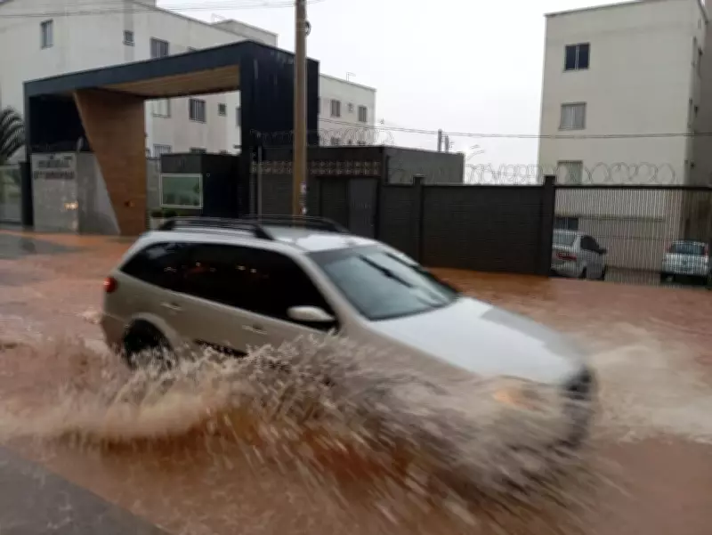 Chuvas intensas causam alagamentos e quedas de árvores em Divinópolis