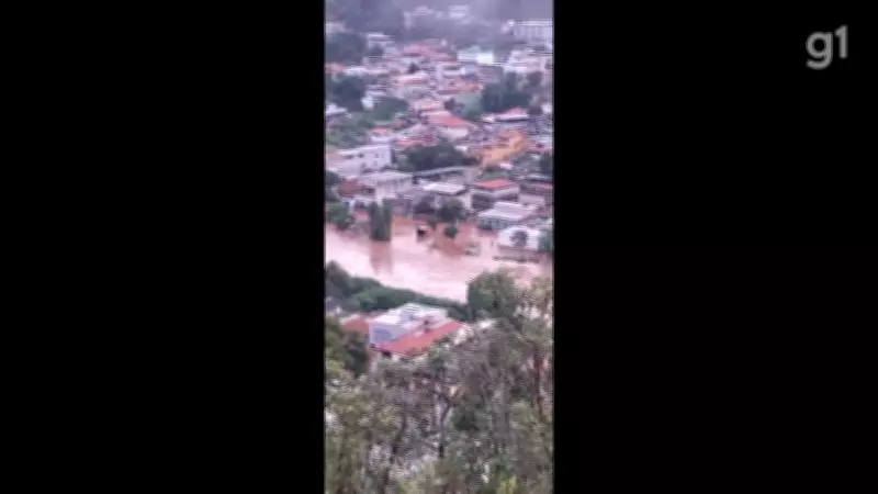 Chuvas intensas elevam Rio das Velhas e causam inundações em cidades da Grande BH