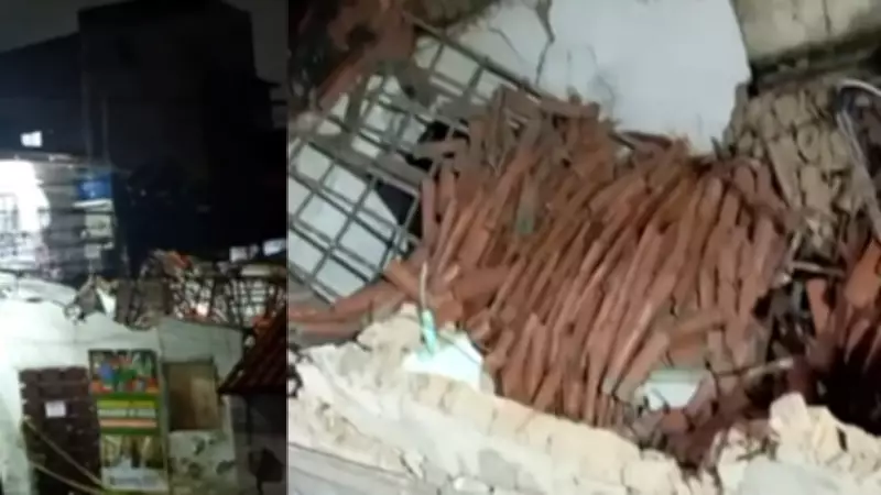 Chuvas intensas provocam desabamento de casa em Fortaleza, deixando idoso desabrigado