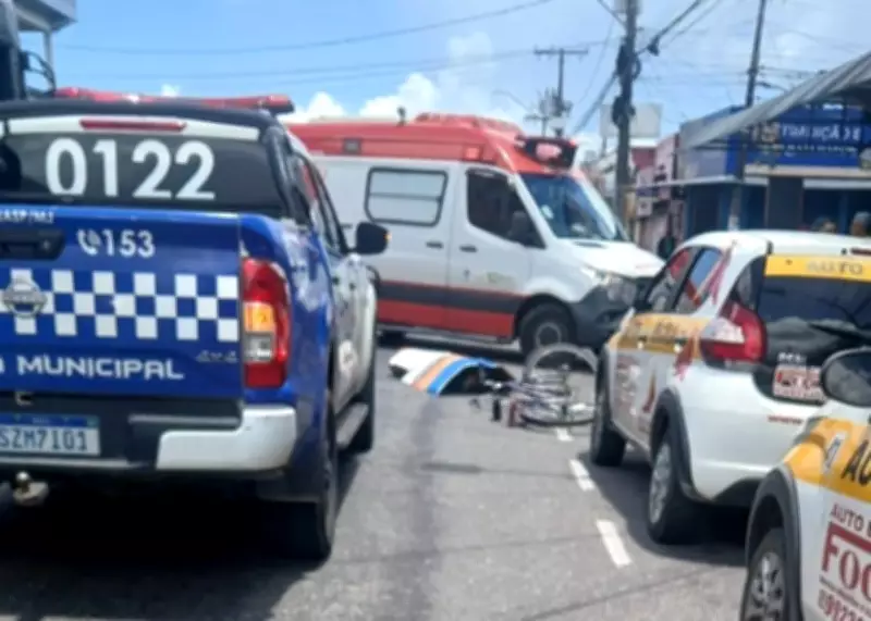 Ciclista de 55 anos morre atropelado por ônibus em Ananindeua, na Grande Belém