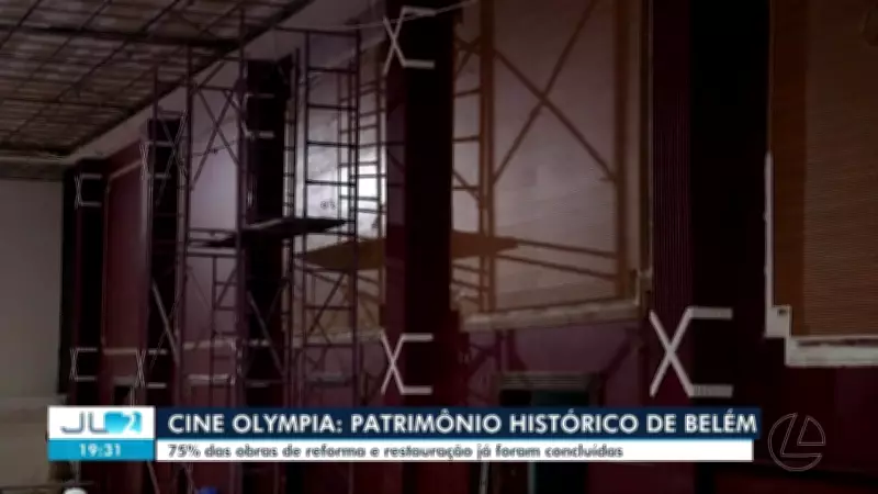 Cine Olympia completa 114 anos em reforma prolongada em Belém