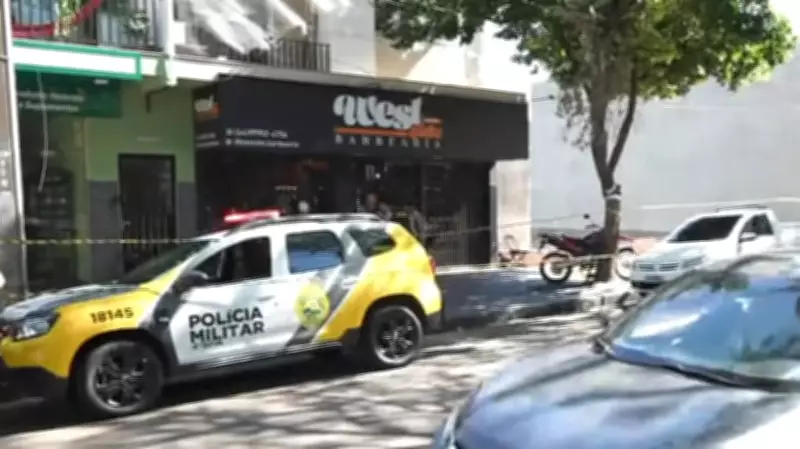 Cliente é morto em barbearia de Maringá durante ataque que visava barbeiro