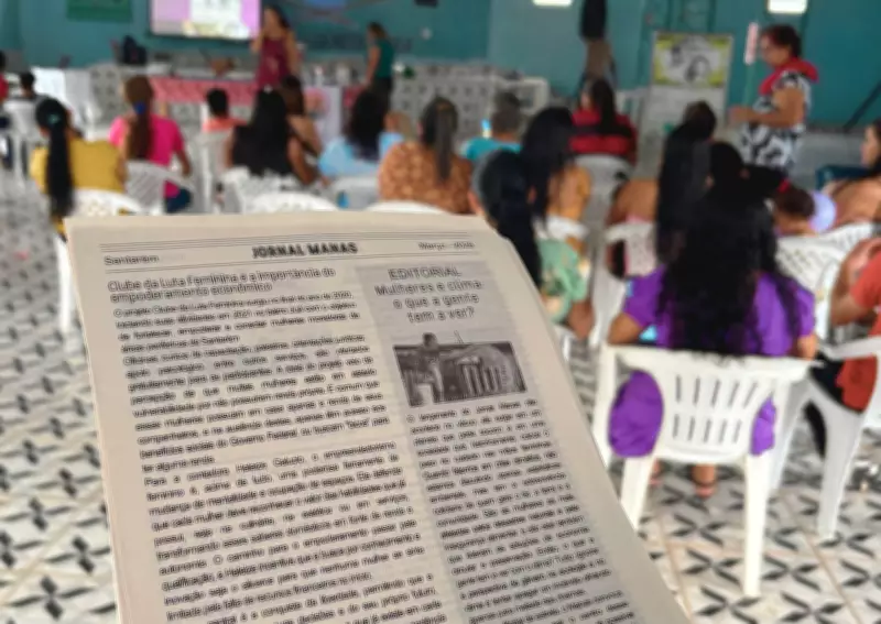 Clube da Luta Feminina lança jornal Manas para empoderar mulheres no oeste do Pará