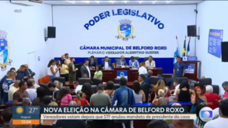 Câmara de Belford Roxo elege Sidney Canella presidente após tumultos e decisão do STF