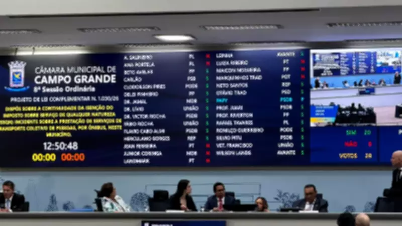 Câmara de Campo Grande aprova R$ 40 milhões em benefícios para consórcio de ônibus