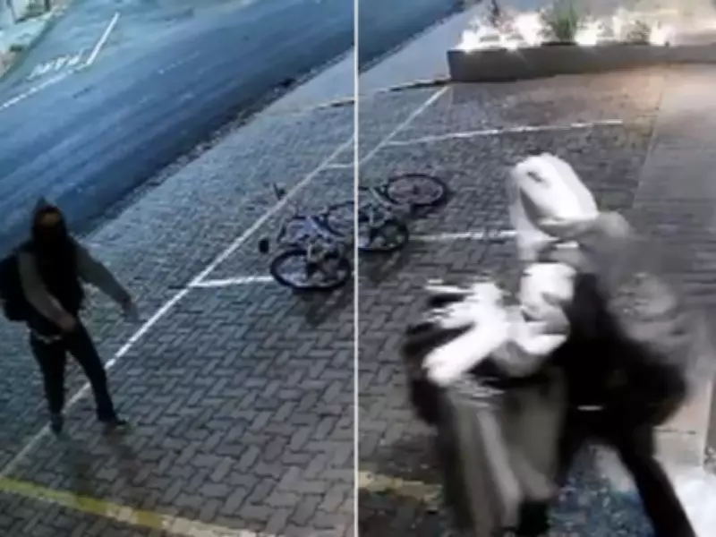 Câmeras flagram onda de furtos com vitrines destruídas a pedradas em Araraquara, SP