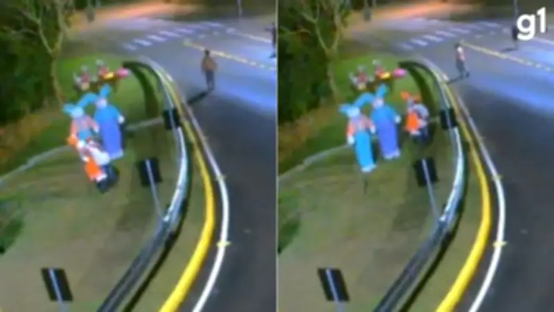 Coelho de Páscoa é furtado em cidade gaúcha; prefeitura lamenta ato contra patrimônio público