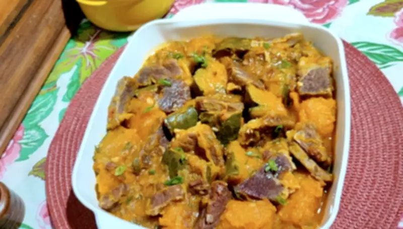 Cozido de Charque com Jerimum: Receita Tradicional Ensina Sabor do Nordeste em Casa