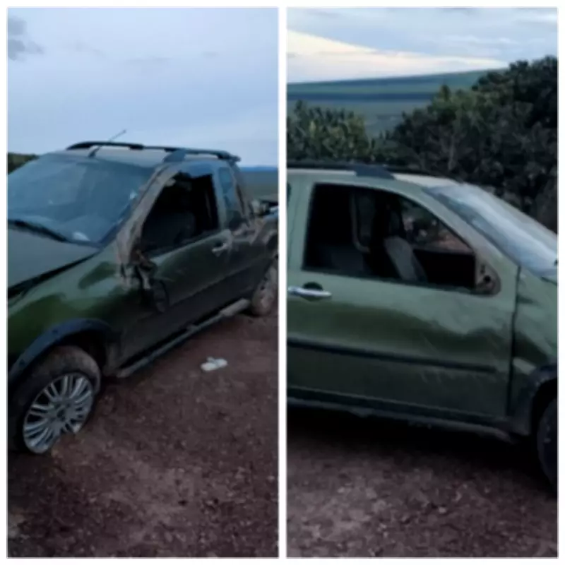 Criança de 11 anos morre após caminhonete capotar em estrada rural de Itacambira