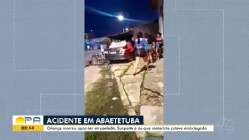 Criança morre atropelada e motorista foge após acidente em Abaetetuba, no Pará