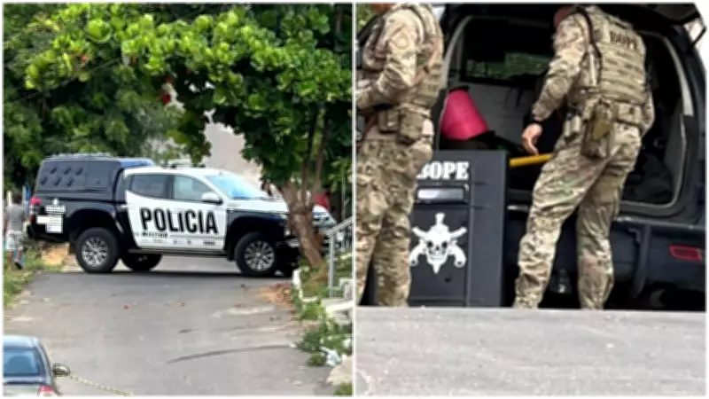 Criminosos atiram contra residência e abandonam granada em rua de Boa Viagem (CE)