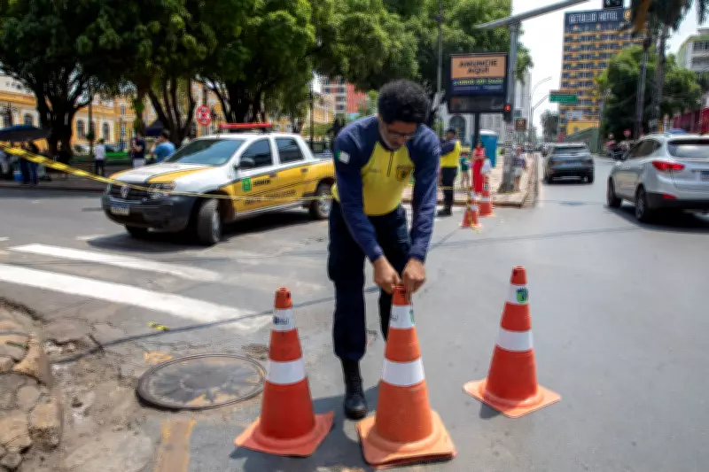 Cuiabá terá interdições no centro neste fim de semana para obras de drenagem e no Mercado Central