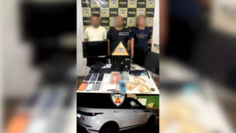 Denúncia de ameaça revela 'escritório do crime' para golpes virtuais em Uberaba