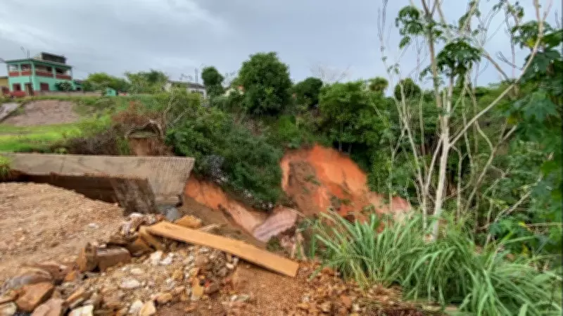 Deslizamento de terra em Monte Alegre, PA, coloca moradores em alerta e força evacuação