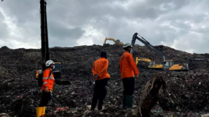 Deslizamento em aterro na Indonésia mata 7 e mobiliza centenas de resgatistas