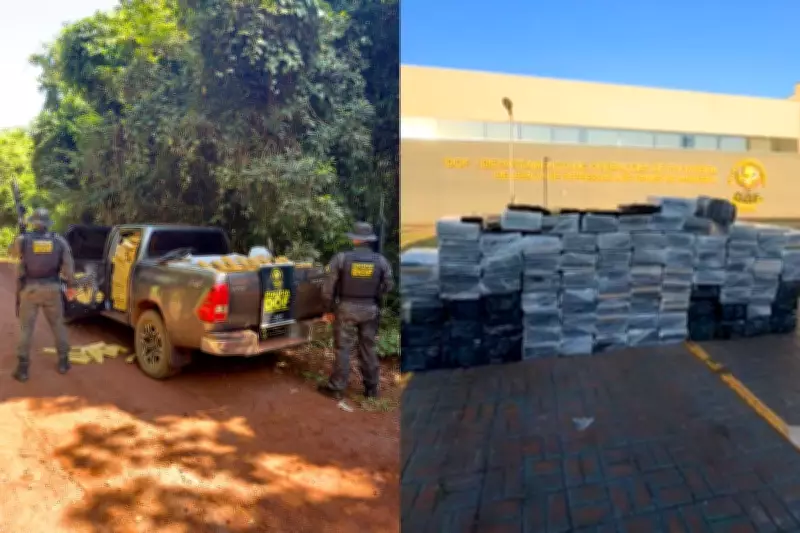 DOF apreende quase 4 toneladas de maconha em Dourados em duas operações distintas