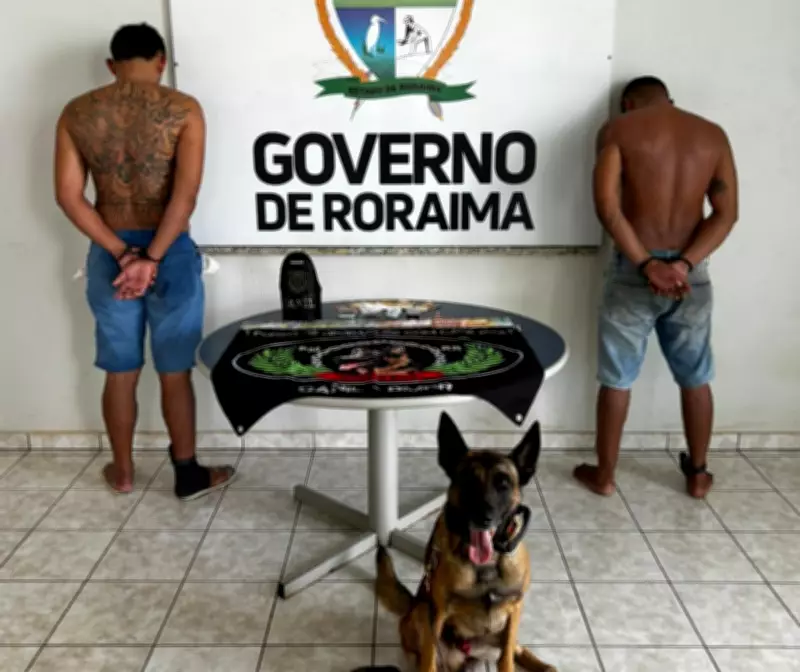 Dois albergados são presos com maconha e balanças de precisão em Boa Vista